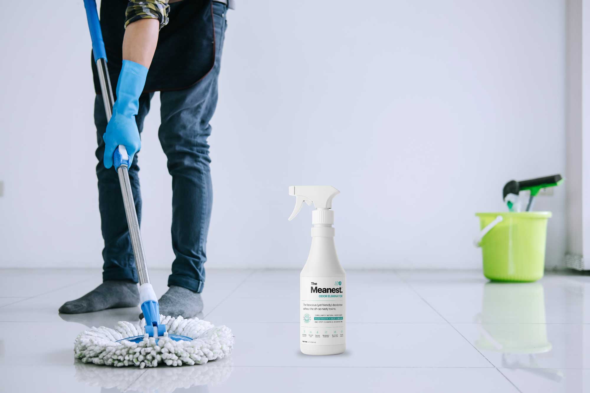 The Meanest odor-control cleaning scene at home