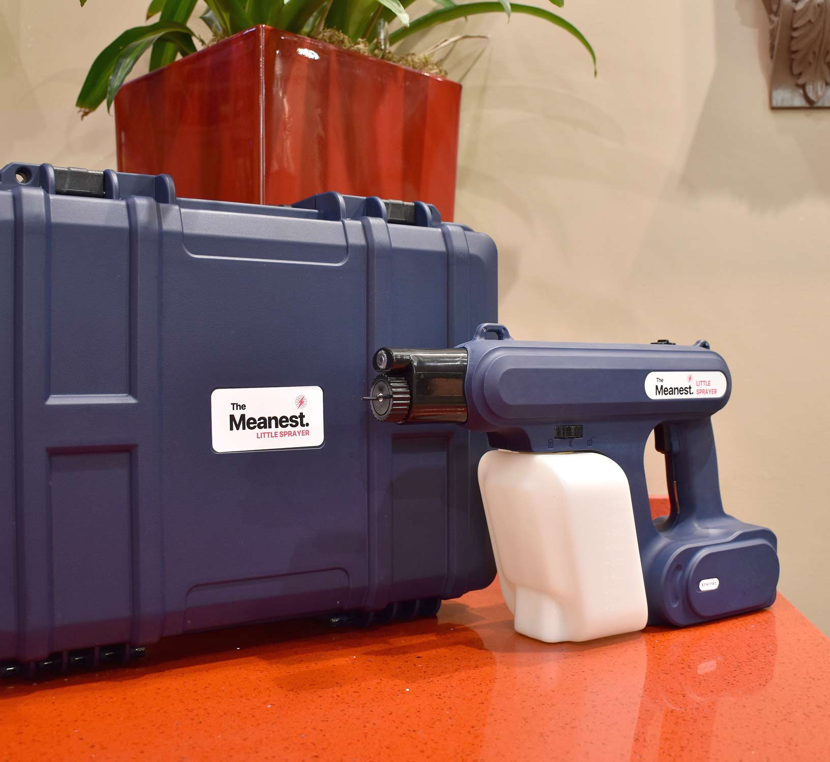The Meanest sprayer in its case